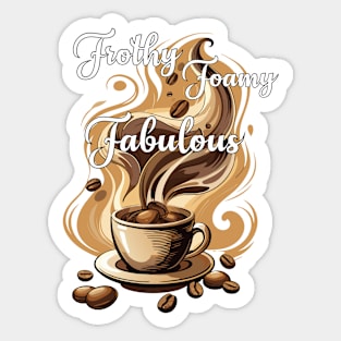 Ink Wash coffee design Sticker